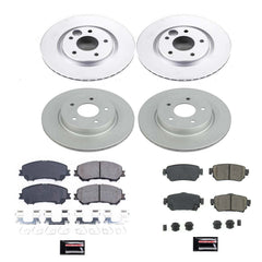 Power Stop CRK8289 Front And Rear Z17 Evolution Pad And Rotor Kit for 2018-2020 Nissan Rogue product image