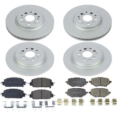 Power Stop CRK8294 Front And Rear Z17 Evolution Pad And Rotor Kit for 2017-2021 Honda Clarity product image