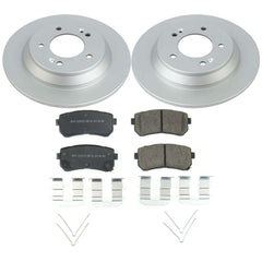 Power Stop CRK8307 Rear Z17 Evolution Pad And Rotor Kit for 2018 Hyundai Kona Limited, Ultimate Front Wheel Drive product image