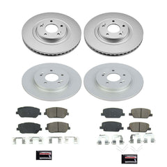 Power Stop CRK8308 Front And Rear Z17 Evolution Pad And Rotor Kit for 2019-2020 Hyundai Santa Fe product image