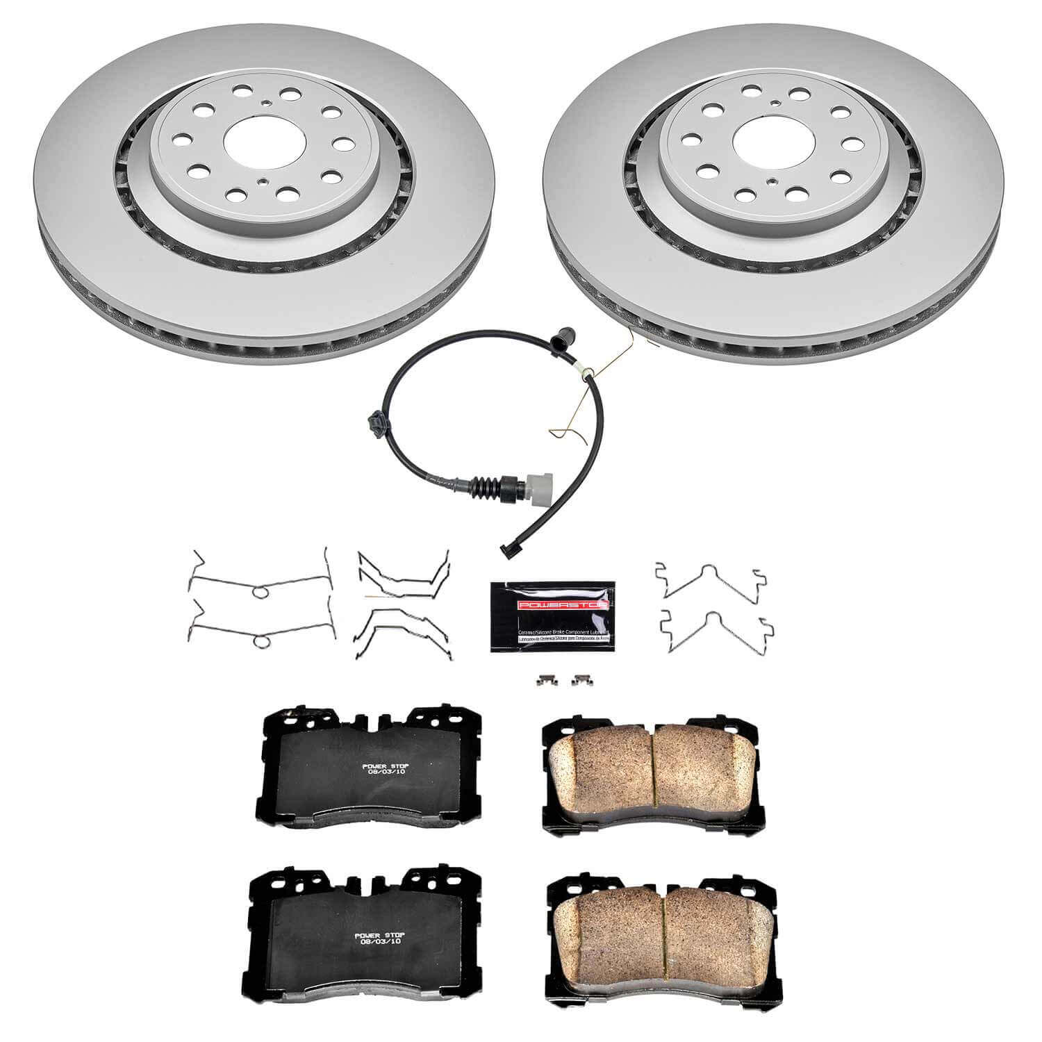 Power Stop CRK8320 Front Z17 Evolution Pad And Rotor Kit for 2018-2023 Lexus LS500 Base product image