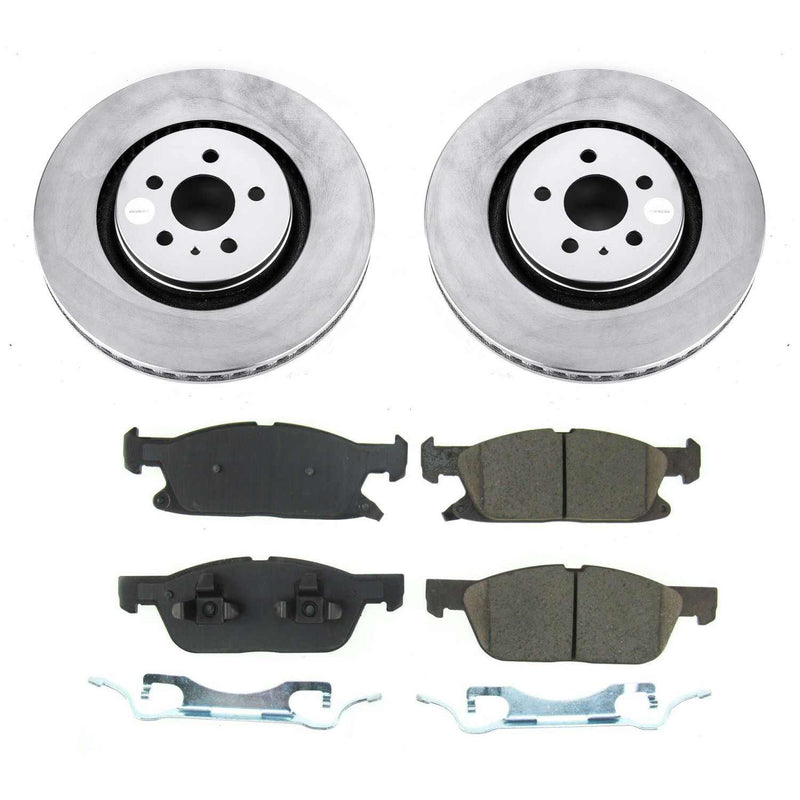 Power Stop CRK8321 Z17 Evolution Front Pad And Rotor Kit for 2019-2021 Ford Edge ST product image