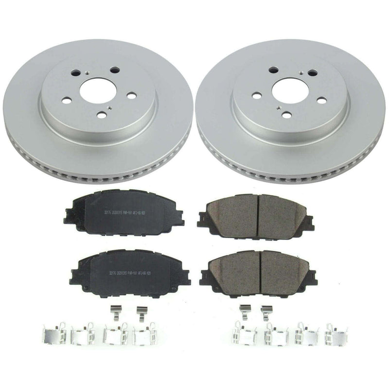 Power Stop CRK8328 Front Z17 Evolution Pad And Rotor Kit for 2019-2024 Toyota Corolla product image