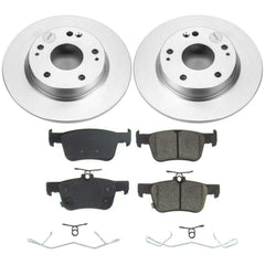 Power Stop CRK8330 Z17 Evolution Rear Pad And Rotor Kit for 2020 Honda Civic EX, EX-L, LX, Sport, Sport Touring Hatchback product image