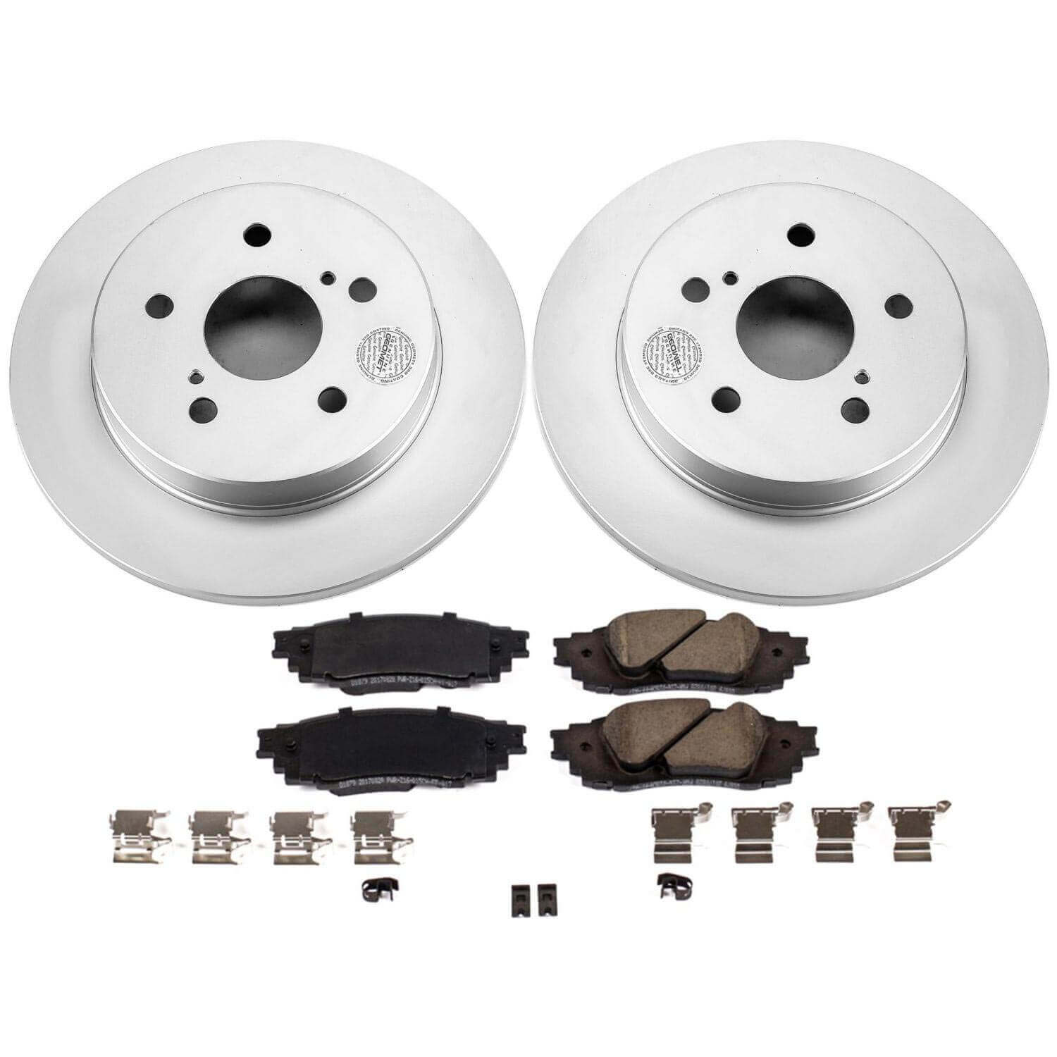 Power Stop CRK8333 Z17 Evolution Rear Pad And Rotor Kit for 2021-2024 Lexus ES250 product image