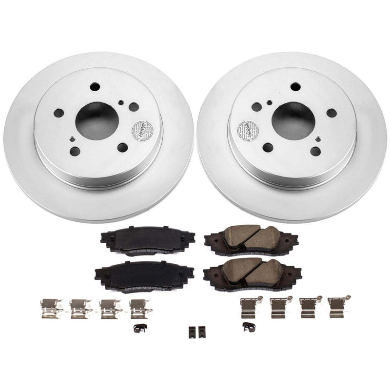 Power Stop CRK8333 Z17 Evolution Rear Pad And Rotor Kit for 2021-2024 Lexus ES250 product image