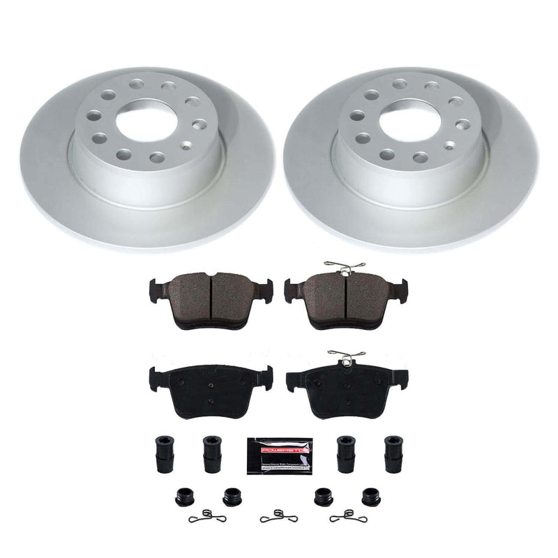Power Stop CRK8337 Rear Z17 Evolution Pad And Rotor Kit for 2019-2024 Volkswagen Jetta product image