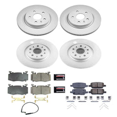 Power Stop CRK8341 Front And Rear Z17 Evolution Pad And Rotor Kit for 2019 Cadillac CT6 product image