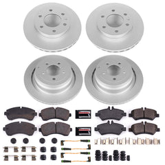Power Stop CRK8342 Z23 Evolution Geomet Coated Front And Rear Pad And Rotor Kit for 2010-2018 Freightliner Sprinter 3500 product image