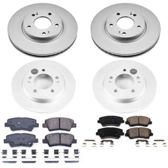 Power Stop CRK8346 Z17 Evolution Front And Rear Pad And Rotor Kit for 2019-2021 Hyundai Veloster product image