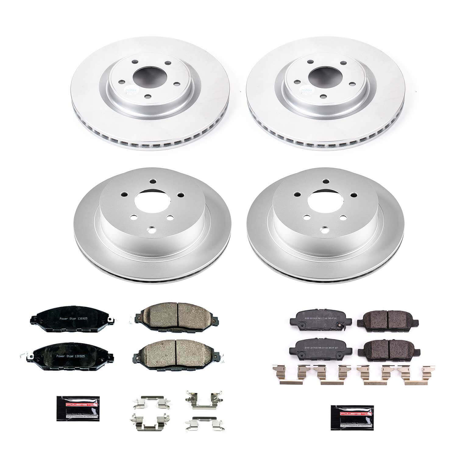 Power Stop CRK8347 Z17 Evolution Front And Rear Pad And Rotor Kit for 2019-2020 Infiniti QX60 product image