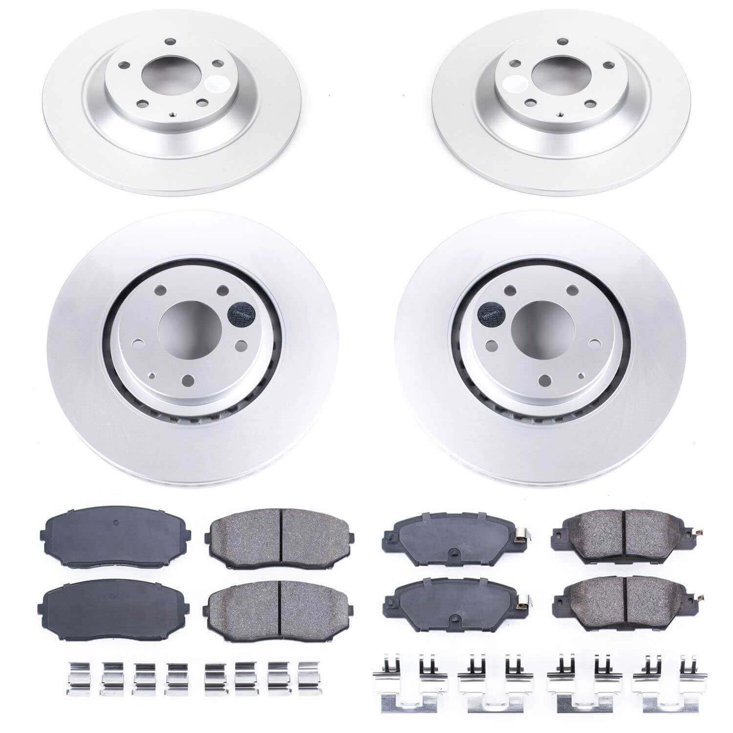 Power Stop CRK8351 Z17 Evolution Front And Rear Pad And Rotor Kit for 2019-2024 Mazda CX-5 product image