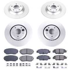 Power Stop CRK8351 Z17 Evolution Front And Rear Pad And Rotor Kit for 2019-2024 Mazda CX-5 product image