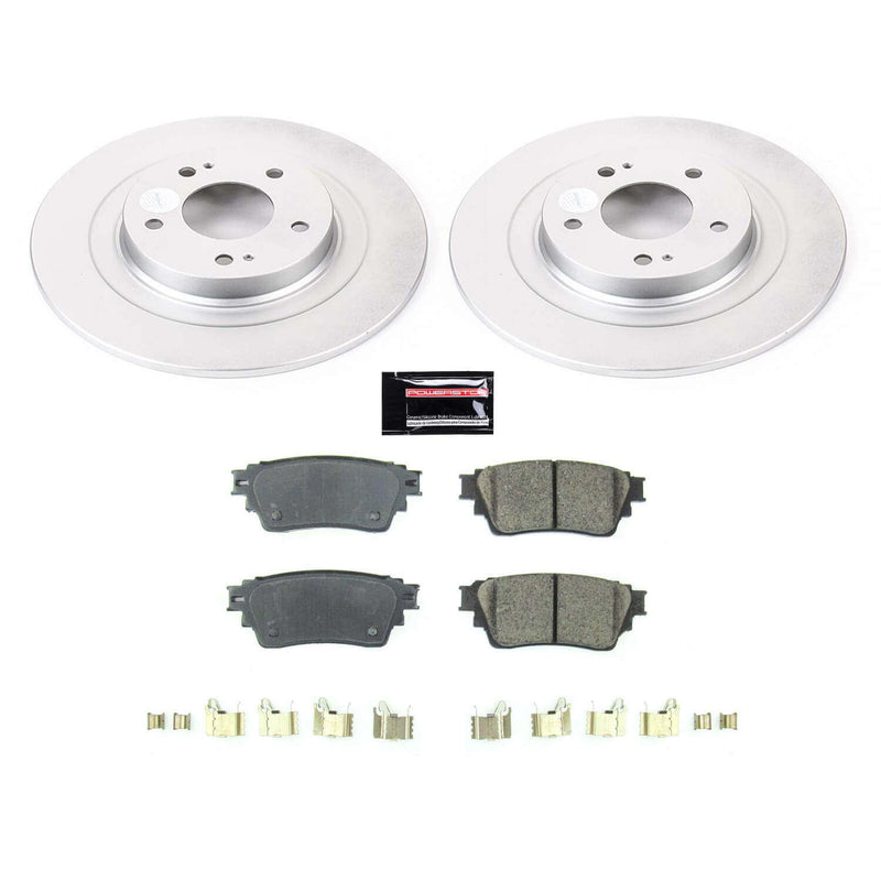 Power Stop CRK8381 Rear Z17 Evolution Pad And Rotor Kit for 2018-2020 Mitsubishi Eclipse Cross product image