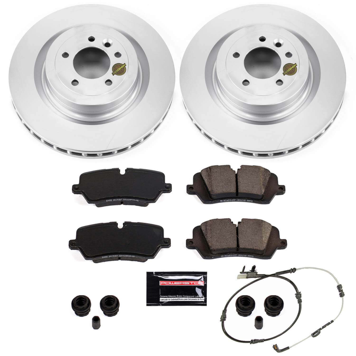 Power Stop CRK8385 Z23 Evolution Geomet Coated Rear Pad And Rotor Kit for 2021-2025 Land Rover Defender 110 product image