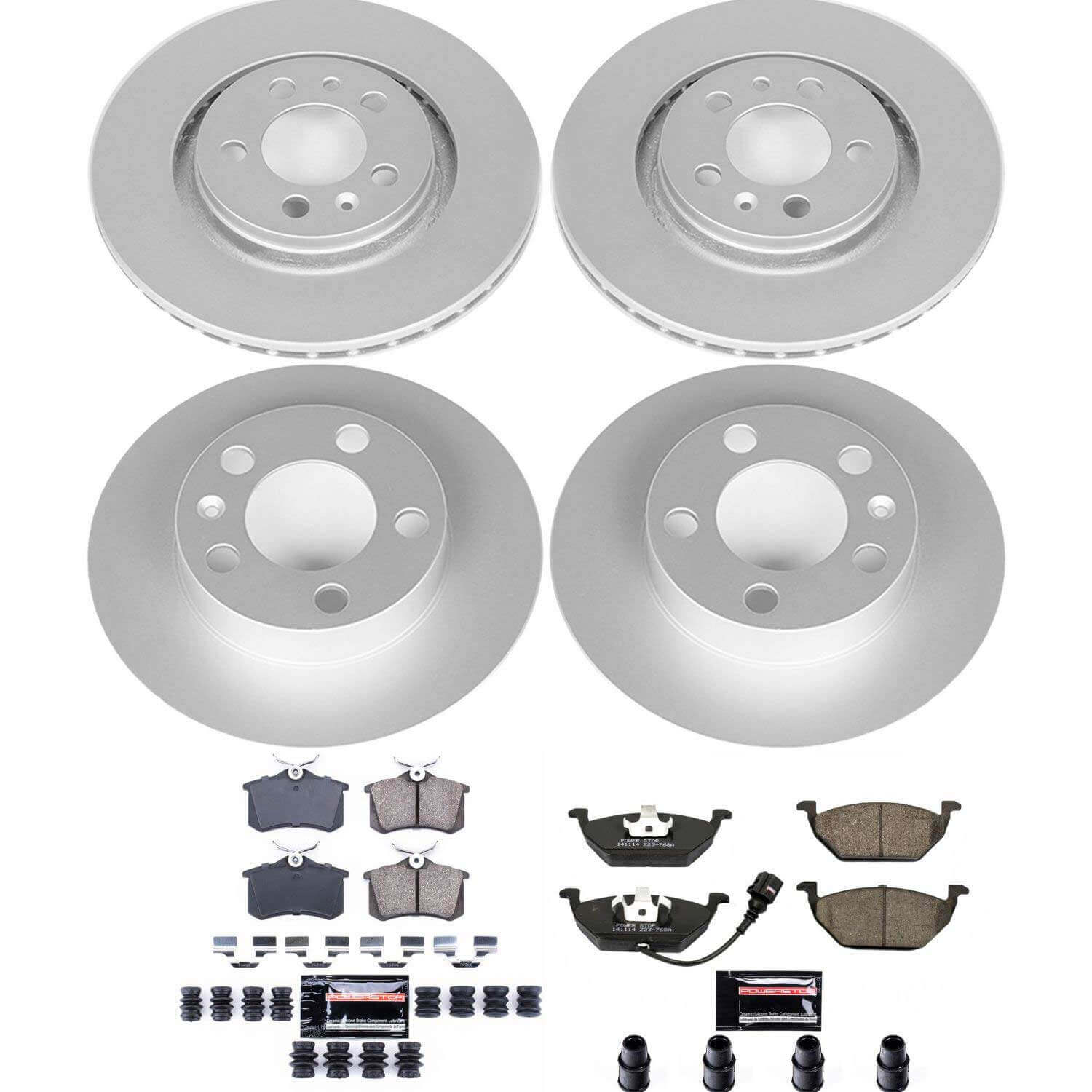 Power Stop CRK840 - Z23 Evolution Sport Front And Rear Brake Kit vehicle fitment brake part