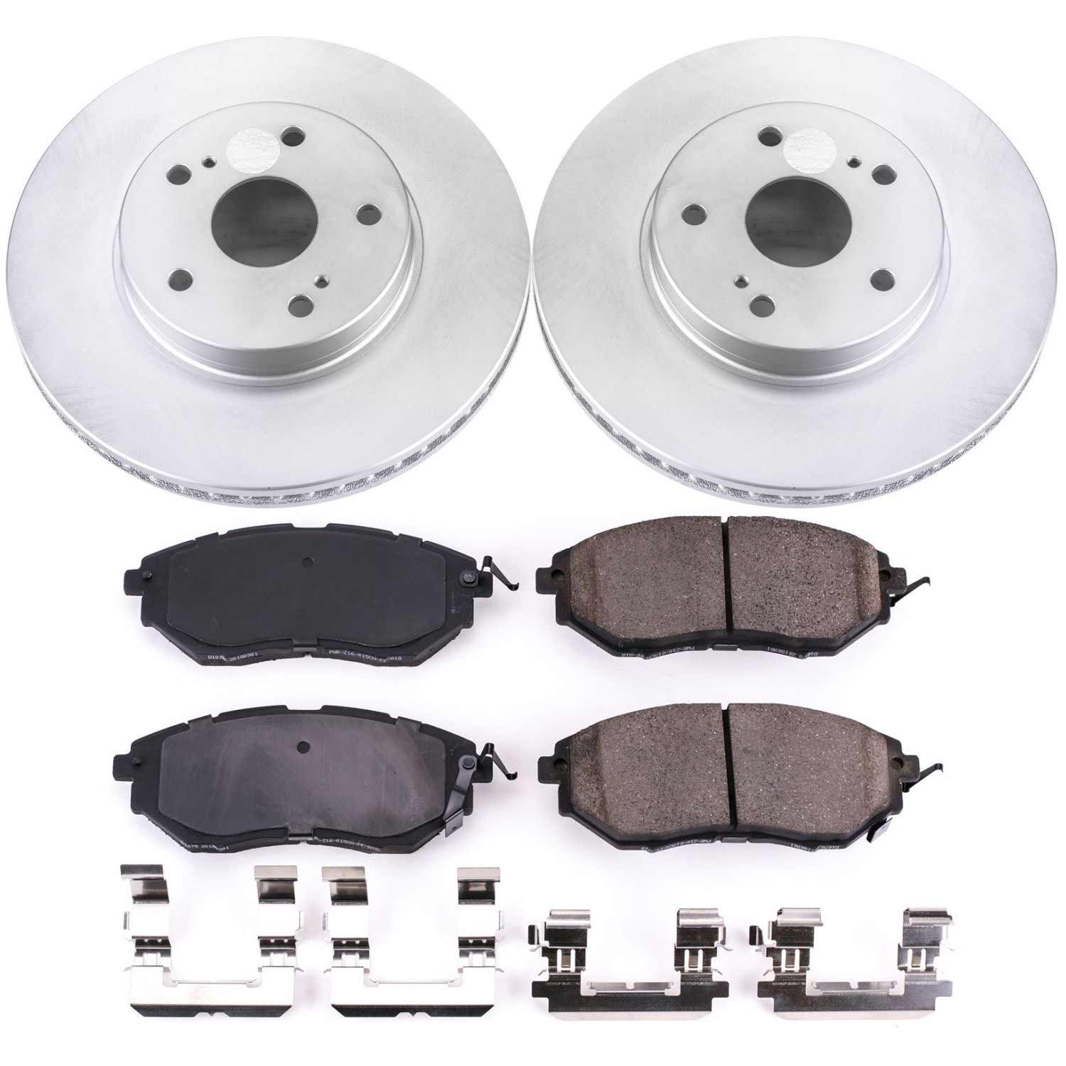 Power Stop CRK8404 Z17 Evolution Front Pad And Rotor Kit for 2015 Subaru Legacy 2.5I, 2.5I Limited, 2.5I Premium product image