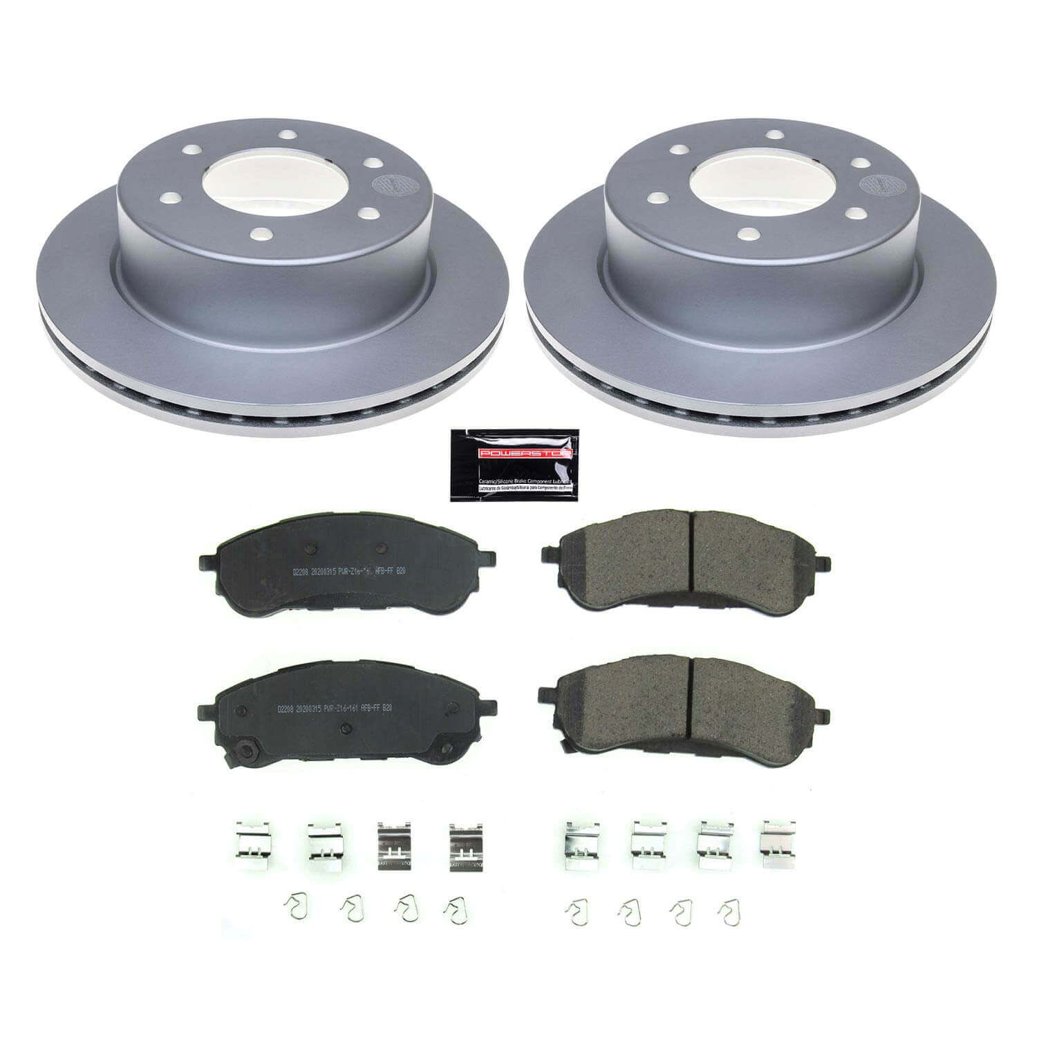 Power Stop CRK8430 Rear Z17 Evolution Pad And Rotor Kit for 2019-2023 Ford Ranger product image
