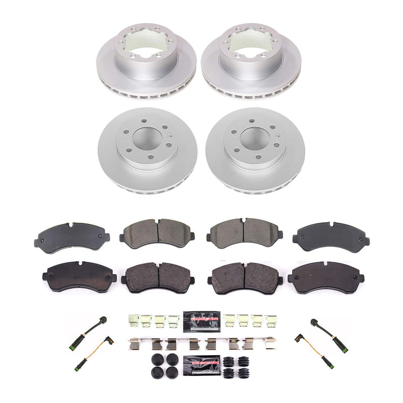 Power Stop CRK8431 Rear Z23 Evolution Sport Performance 1-Click Pad And Rotor Kit for 2019-2021 Freightliner Sprinter 3500 product image