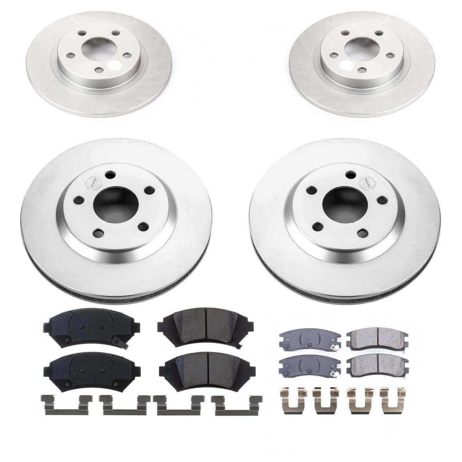 Power Stop CRK8438 Z17 Evolution Front And Rear Pad And Rotor Kit for 2005 Cadillac Deville product image