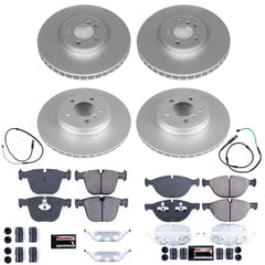 Power Stop CRK8442 Z17 Evolution Front And Rear Pad And Rotor Kit for 2019 BMW X6 XDRIVE50I product image