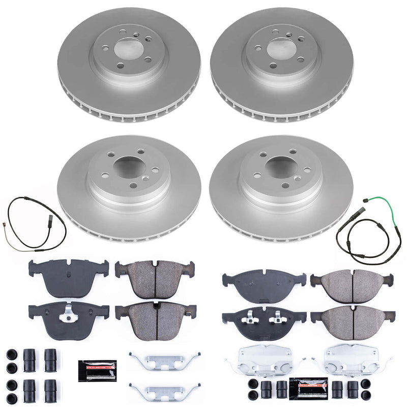 Power Stop CRK8442 Z17 Evolution Front And Rear Pad And Rotor Kit for 2019 BMW X6 XDRIVE50I product image