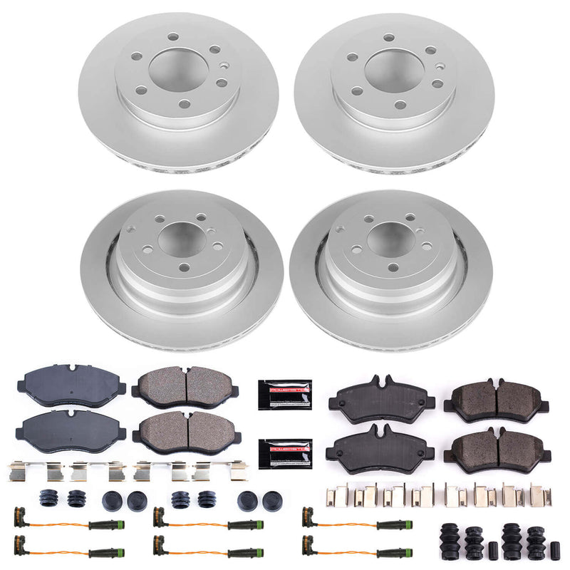 Power Stop CRK8449 Z17 Evolution Front And Rear Pad And Rotor Kit for 2007-2008 Dodge Sprinter 2500 product image