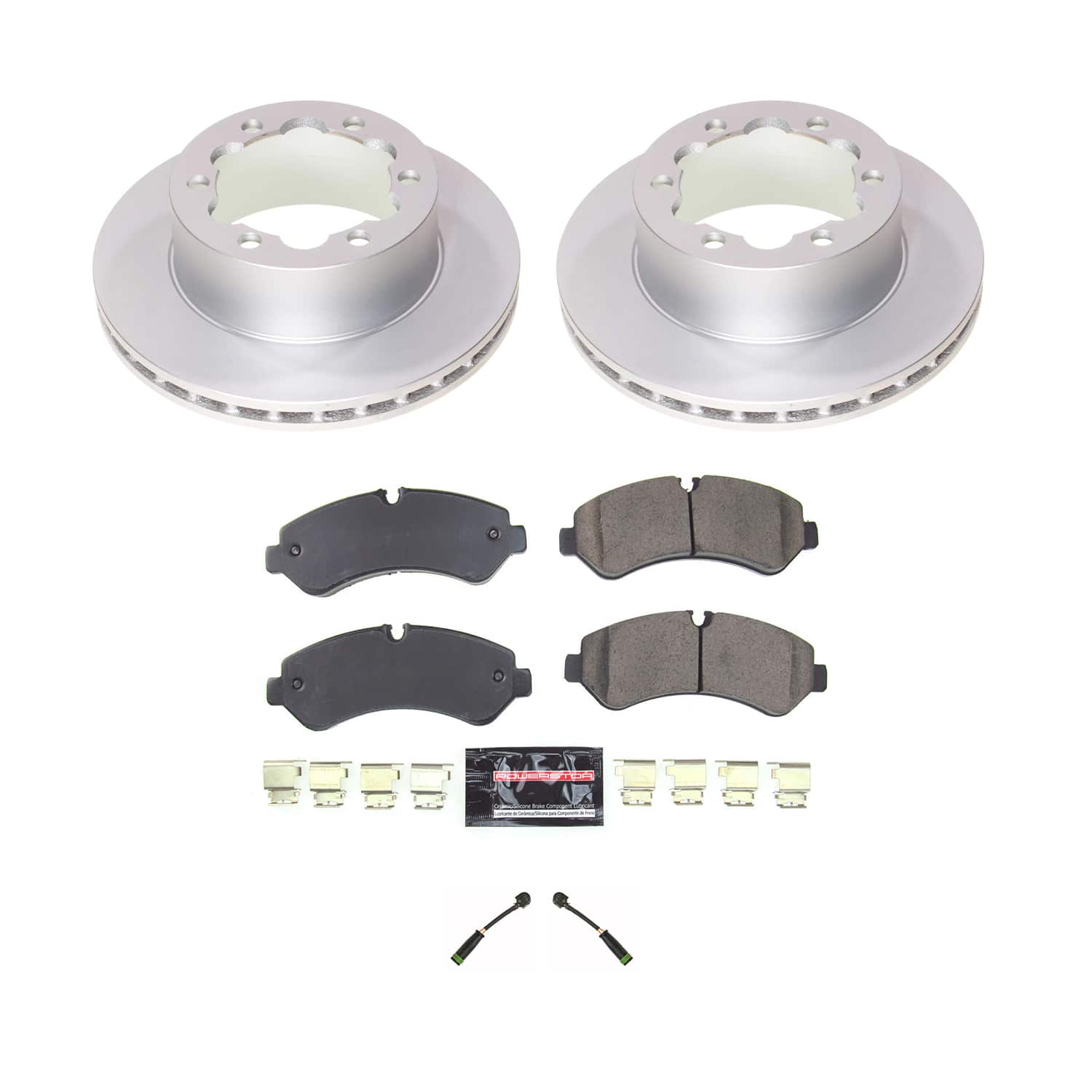 Power Stop CRK8450 Front And Rear Z23 Evolution Sport Performance 1-Click Pad And Rotor Kit for 2019-2021 Freightliner Sprinter 3500 product image