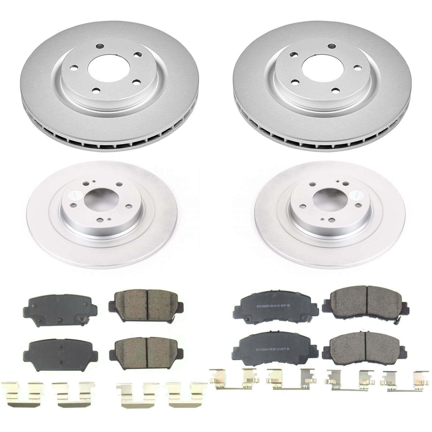 Power Stop CRK8461 Front And Rear Z17 Evolution Pad And Rotor Kit for 2018-2020 Mitsubishi Eclipse Cross product image