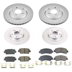Power Stop CRK8461 Front And Rear Z17 Evolution Pad And Rotor Kit for 2018-2020 Mitsubishi Eclipse Cross product image