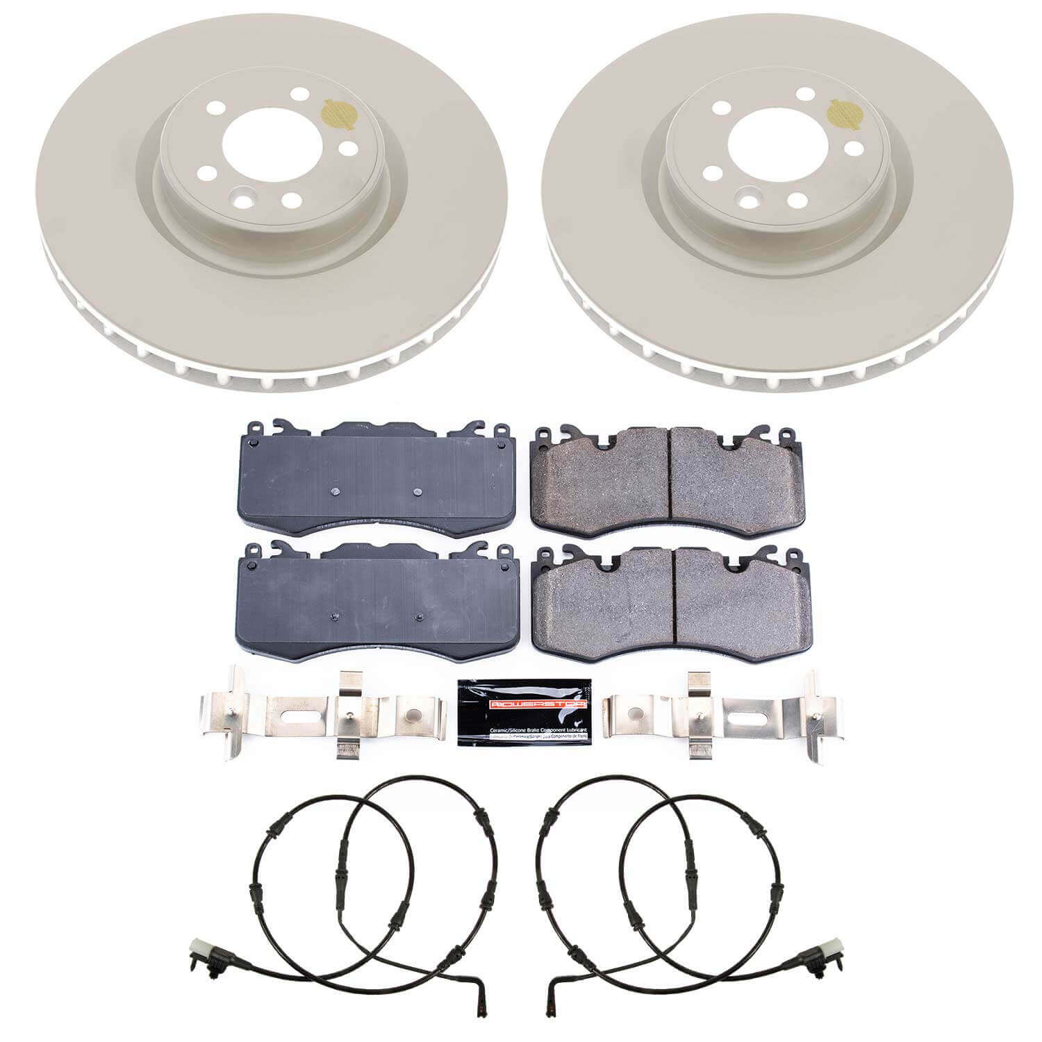 Power Stop CRK8473 Front Z23 Evolution Sport Performance 1-Click Pad And Rotor Kit for 2021-2025 Land Rover Discovery product image