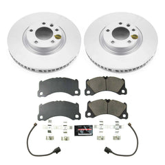 Power Stop CRK8476 Front Z23 Evolution Sport Performance 1-Click Pad And Rotor Kit for 2013 Porsche Cayenne Diesel, GTS, S, S Hybrid product image