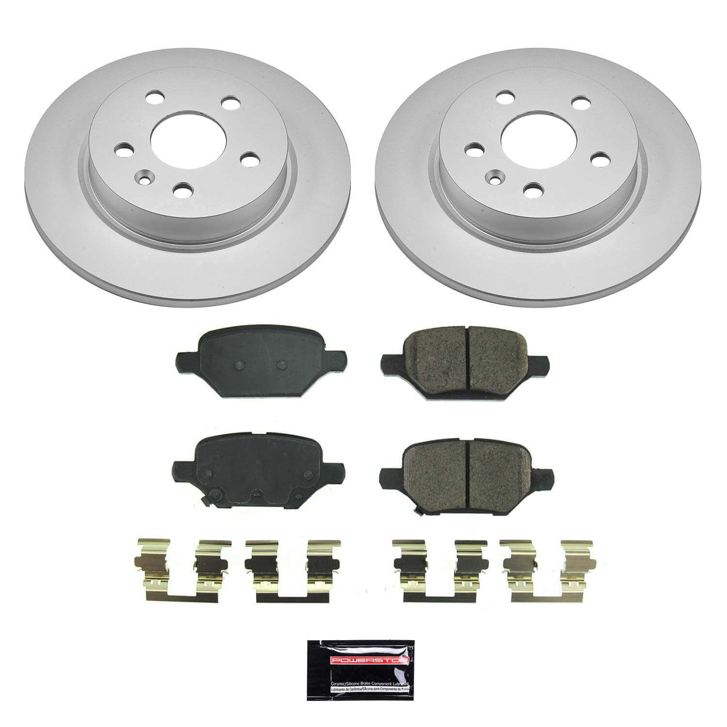 Power Stop CRK8488 Rear Z17 Evolution Pad And Rotor Kit for 2018-2022 Buick Encore product image