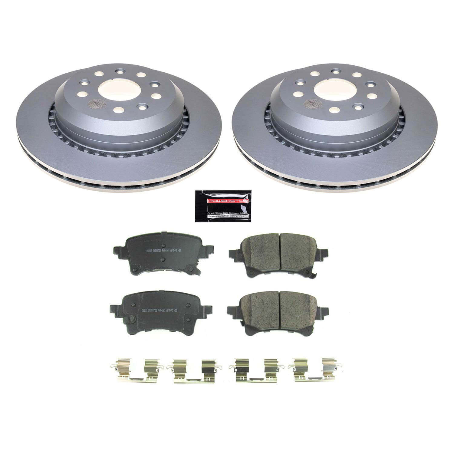 Power Stop CRK8490 Rear Z17 Evolution Pad And Rotor Kit for 2020-2024 Jeep Gladiator product image