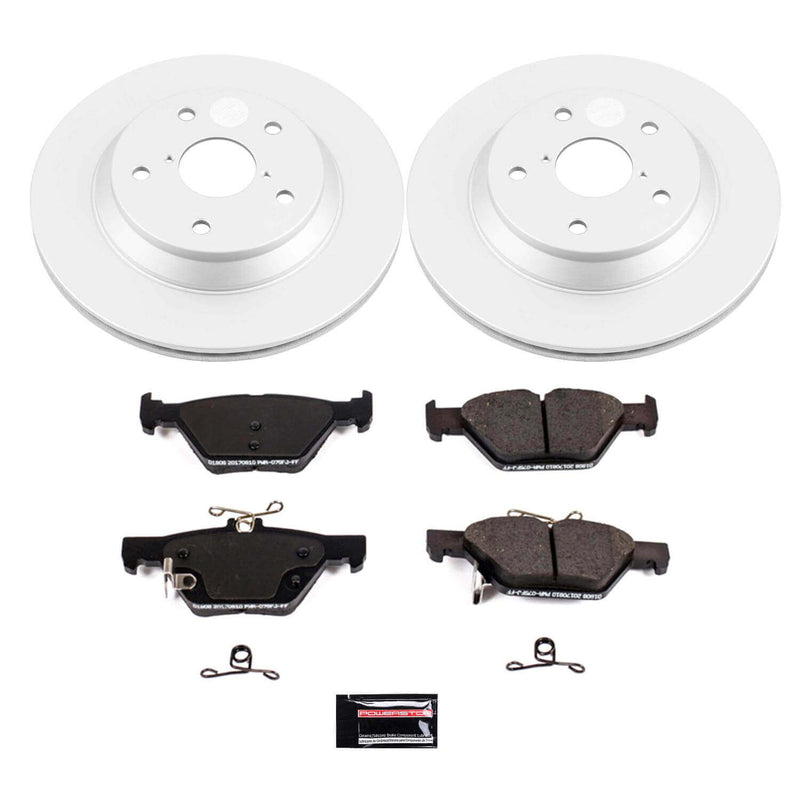 Power Stop CRK8495 Rear Z17 Evolution Pad And Rotor Kit for 2019-2022 Subaru Forester product image