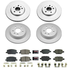 Power Stop CRK8505 Front And Rear Z17 Evolution Pad And Rotor Kit for 2018-2022 Buick Encore product image