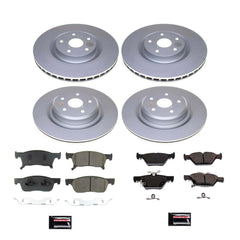 Power Stop CRK8518 Front And Rear Z17 Evolution Pad And Rotor Kit for 2019-2020 Subaru Ascent product image