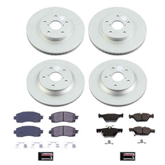 Power Stop CRK8520 Front And Rear Z17 Evolution Pad And Rotor Kit for 2019-2022 Subaru Forester Base product image