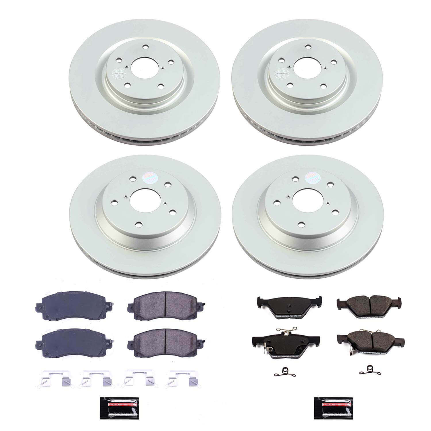 Power Stop CRK8521 Front And Rear Z17 Evolution Pad And Rotor Kit for 2019-2021 Subaru Forester Limited, Premium, Sport, Touring product image