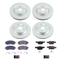 Power Stop CRK8521 Front And Rear Z17 Evolution Pad And Rotor Kit for 2019-2021 Subaru Forester Limited, Premium, Sport, Touring product image