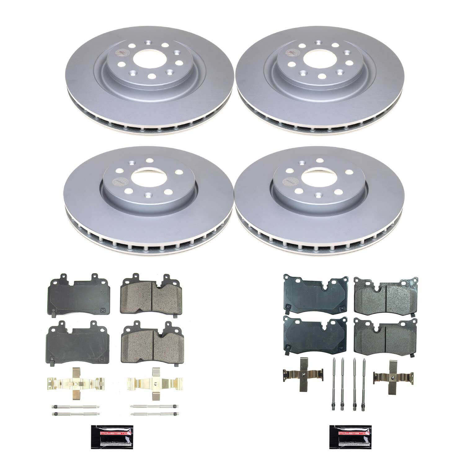 Power Stop CRK8527 Front And Rear Z17 Evolution Pad And Rotor Kit for 2020-2022 Chevrolet Corvette product image