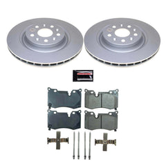 Power Stop CRK8528 Rear Z17 Evolution Pad And Rotor Kit for 2020-2022 Chevrolet Corvette product image