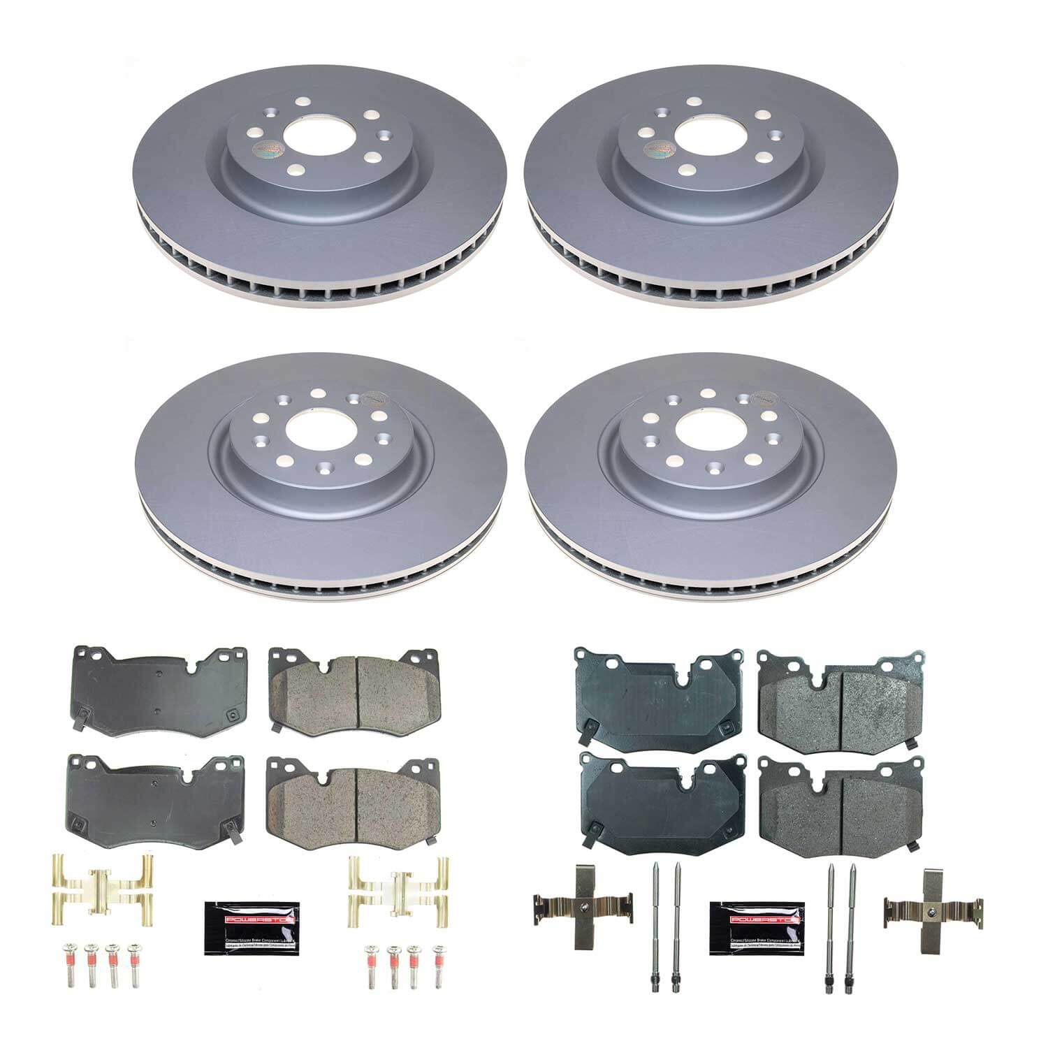 Power Stop CRK8530 Front And Rear Z17 Evolution Pad And Rotor Kit for 2020-2022 Chevrolet Corvette product image
