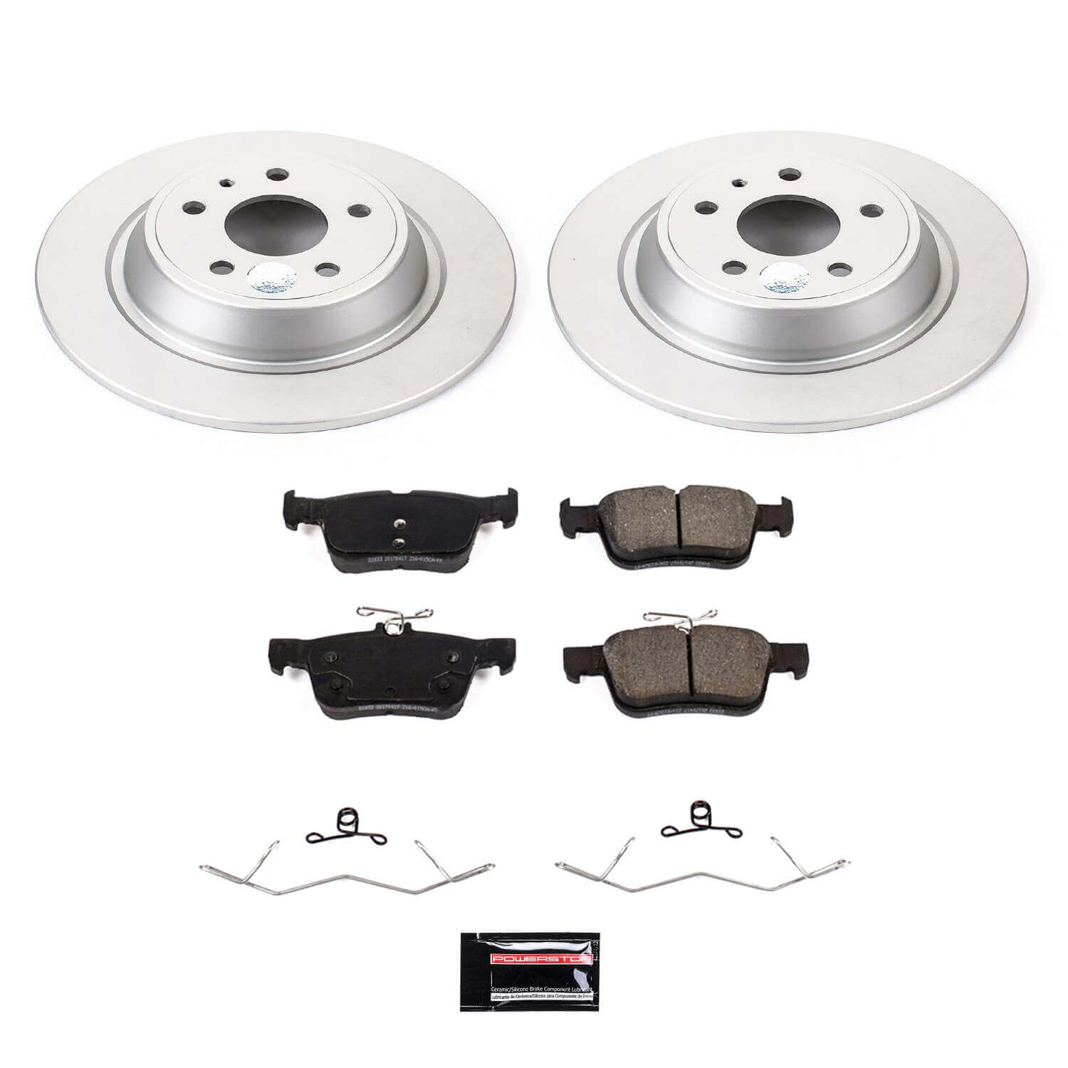 Power Stop CRK8533 Rear Z17 Evolution Pad And Rotor Kit for 2017-2018 Ford Fusion Platinum, Platinum Hybrid, S, S Hybrid, SE, SE Hybrid, Titanium, Titanium Hybrid product image