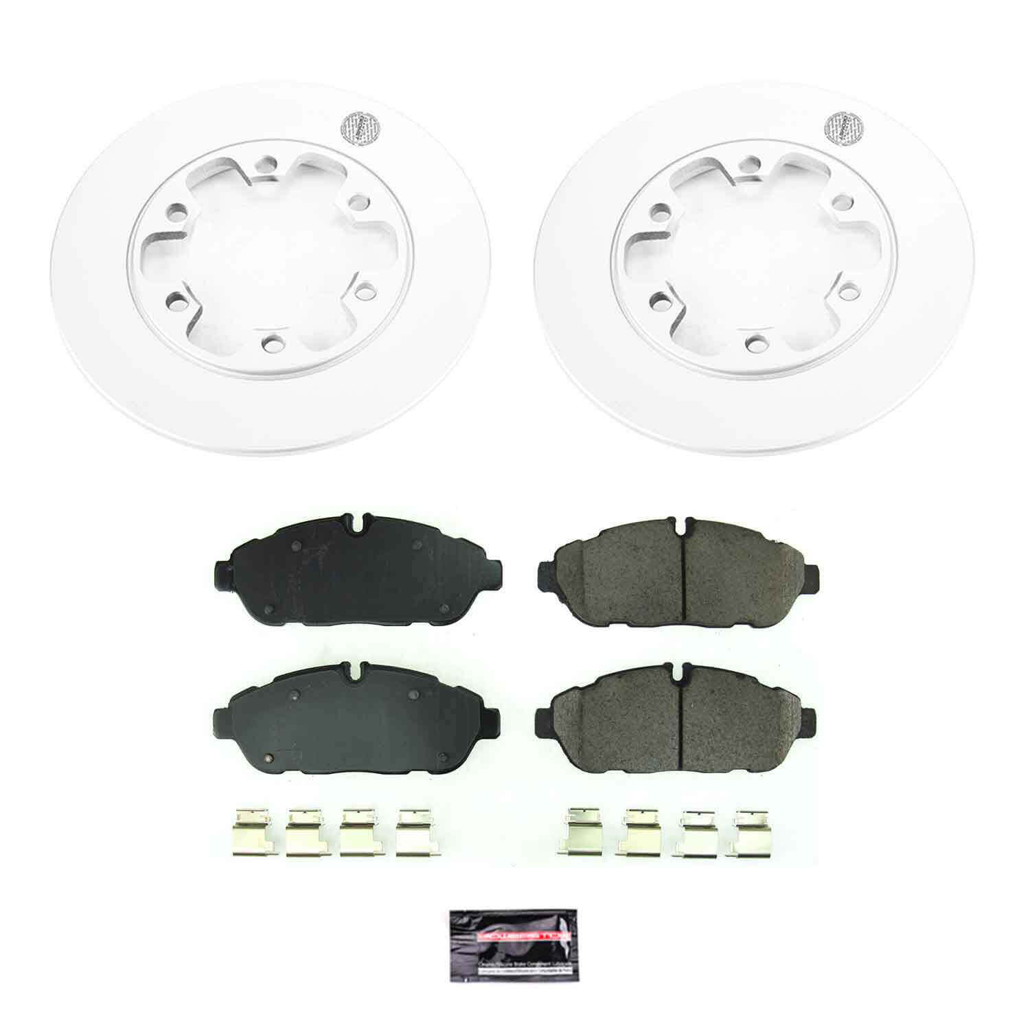 Power Stop CRK8539 Rear Z17 Evolution Pad And Rotor Kit for 2020-2024 Ford TRANSIT-350 HD product image