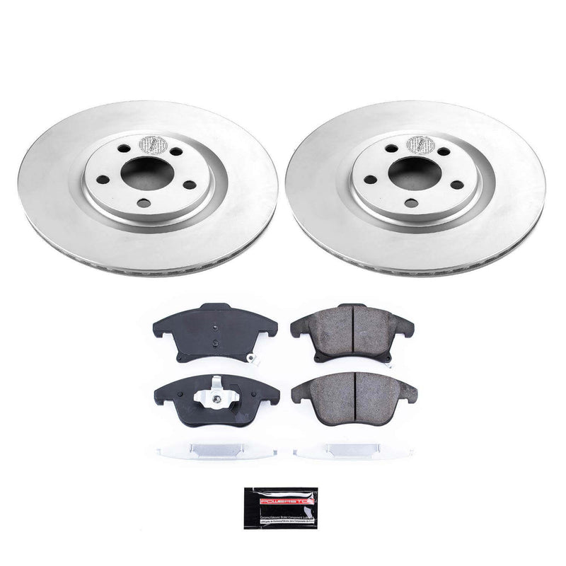 Power Stop CRK8540 Front Z17 Evolution Pad And Rotor Kit for 2019-2020 Ford Police Responder Hybrid product image
