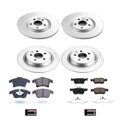 Power Stop CRK8541 Front And Rear Z17 Evolution Pad And Rotor Kit for 2019-2020 Ford Police Responder Hybrid product image