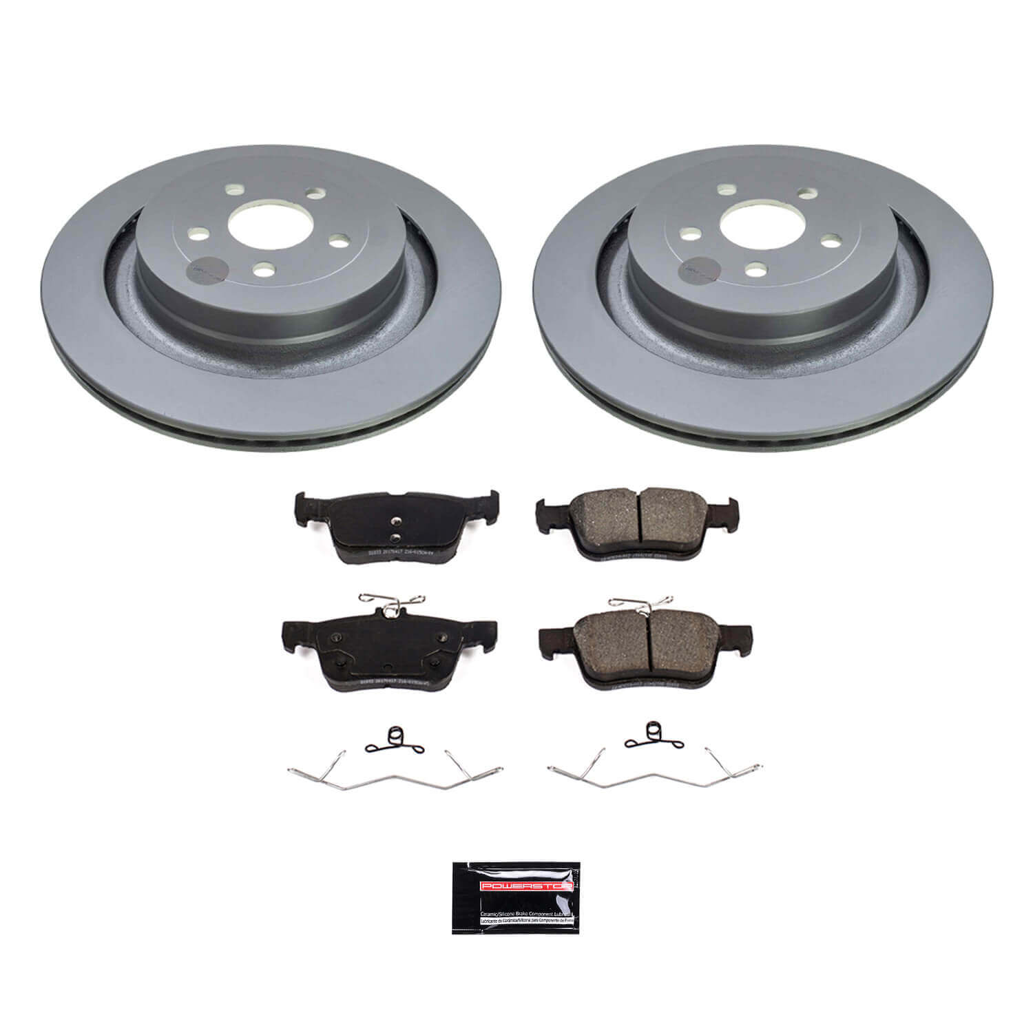 Power Stop CRK8544 Rear Z17 Evolution Pad And Rotor Kit for 2019-2024 Ford Edge ST product image