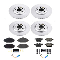 Power Stop CRK8546 Front And Rear Z23 Evolution Sport Performance 1-Click Pad And Rotor Kit for 2015-2016 Mercedes-Benz C300 product image