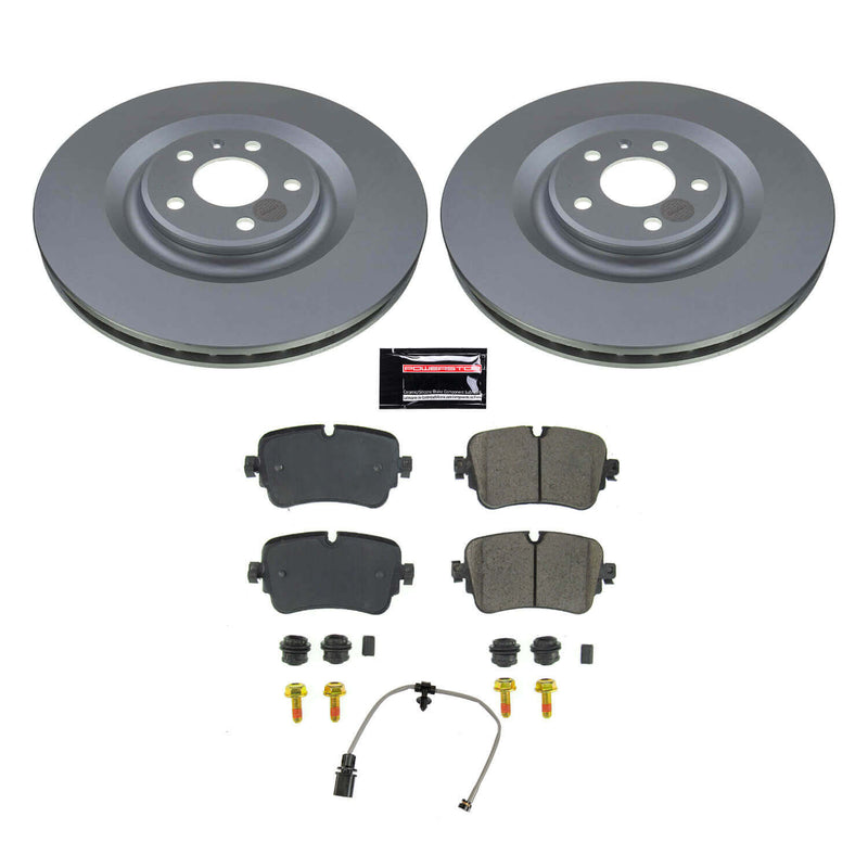 Power Stop CRK8571 Rear Z23 Evolution Sport Performance Pad And Rotor Kit for 2019-2020 Audi E-Tron Quattro product image